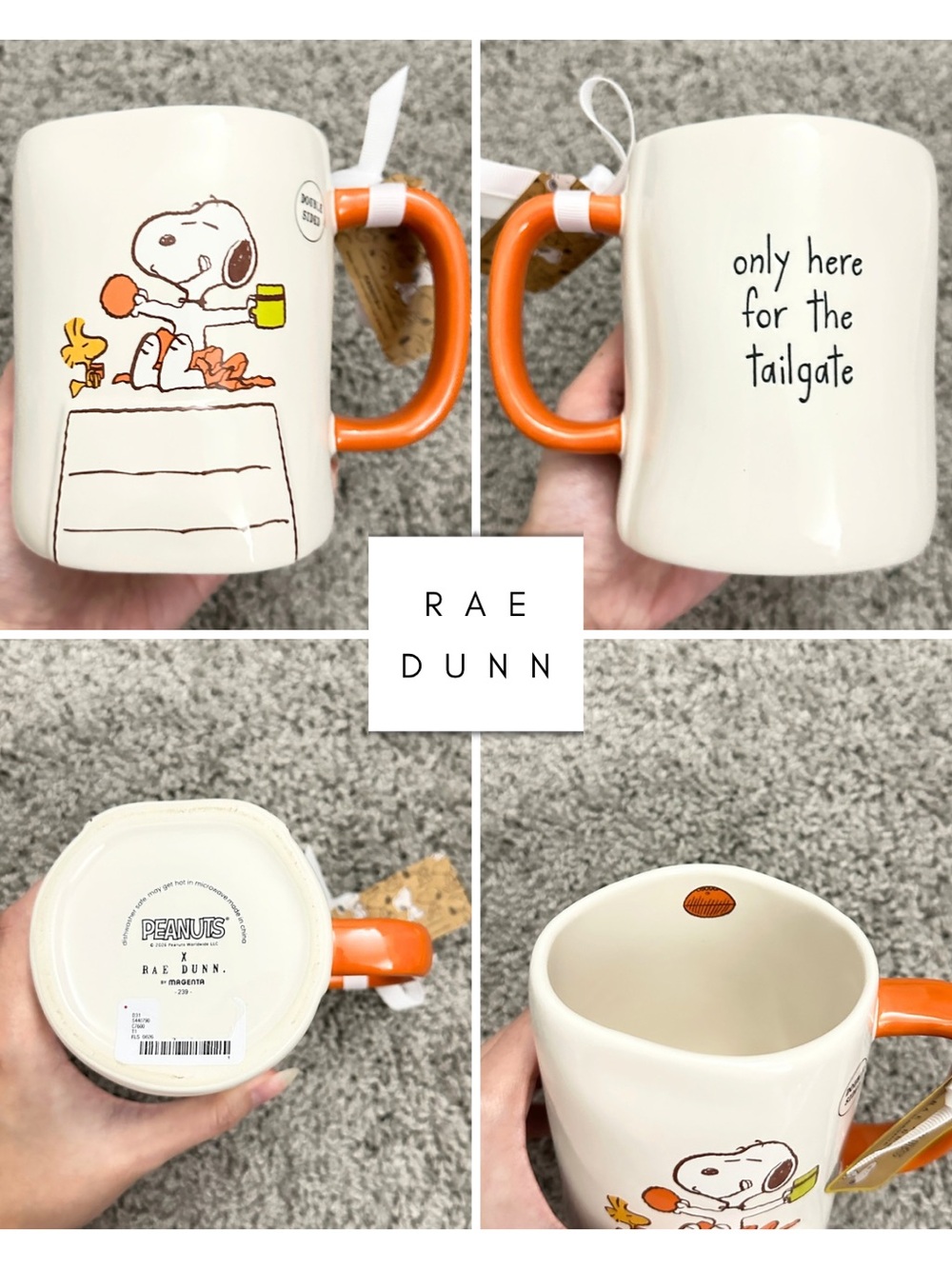 Rae Dunn Peanuts Snoopy Mug